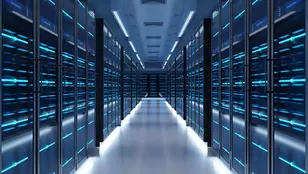 View of a data center
